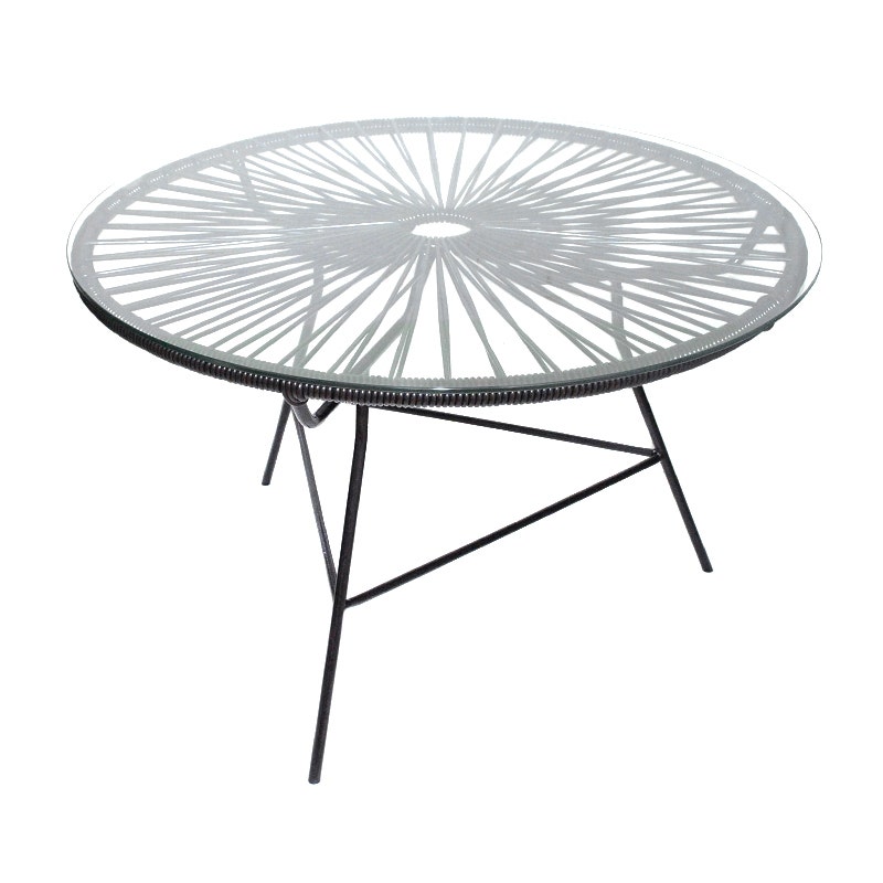 Table basse ZIPOLITE Ø.76 cm de Boqa avec structure noire, Noir d'aniline Table basse ZIPOLITE Ø.76 cm de Boqa avec structure noire, Noir d'aniline