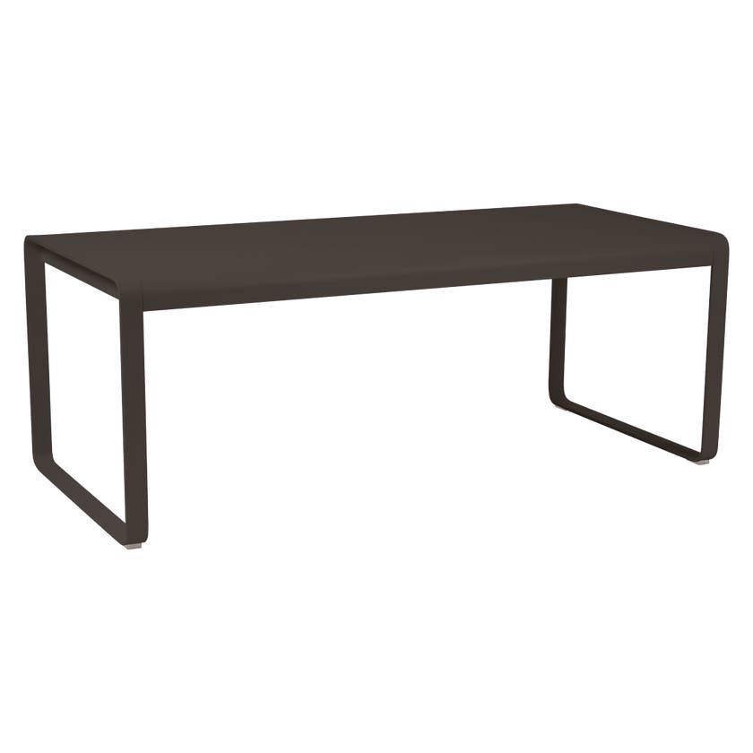 Table BELLEVIE de Fermob, 196 x 90, Tonka Table BELLEVIE de Fermob, 196 x 90, Tonka