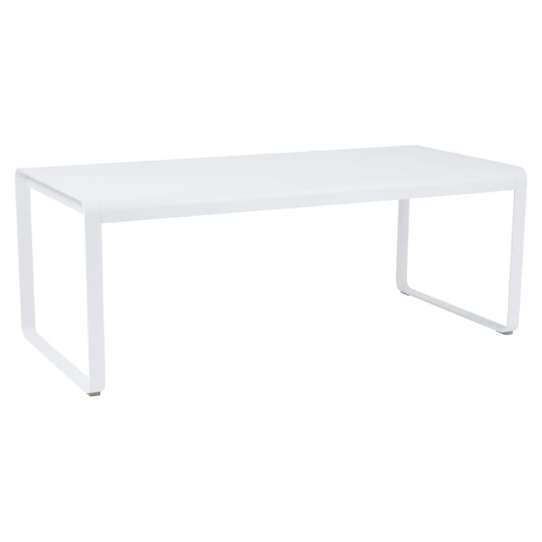 Table BELLEVIE de Fermob blanc coton Table BELLEVIE de Fermob blanc coton
