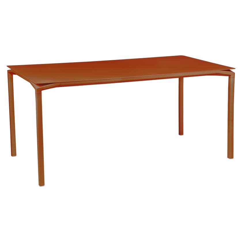 Table CALVI de Fermob, 160 x 80 cm, Orange confite Table CALVI de Fermob, 160 x 80 cm, Orange confite