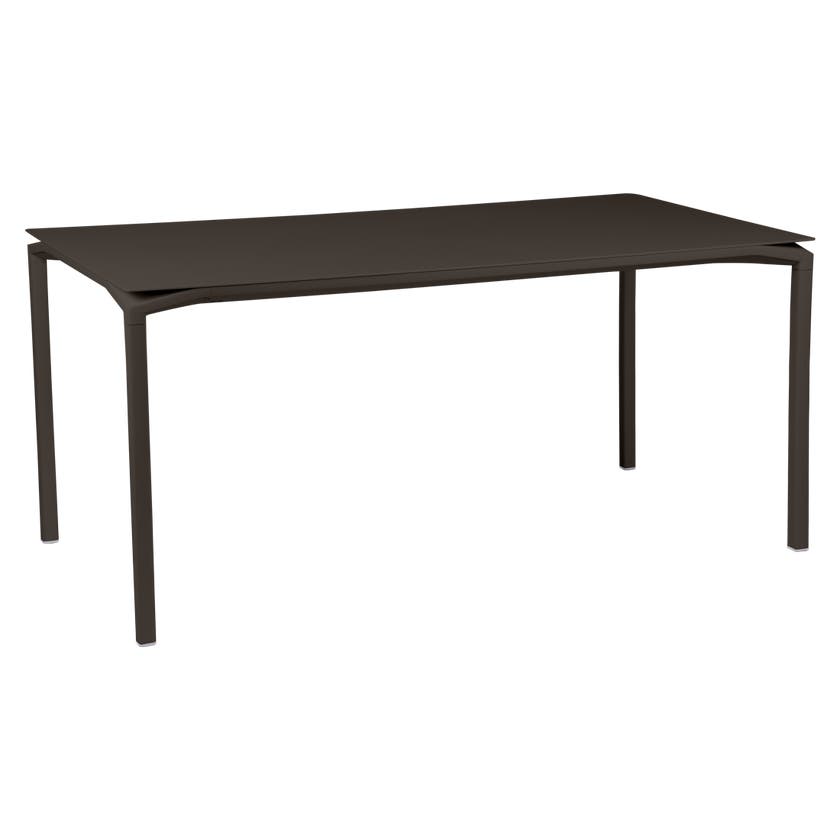 Table CALVI de Fermob, 160 x 80 cm, Tonka Table CALVI de Fermob, 160 x 80 cm, Tonka