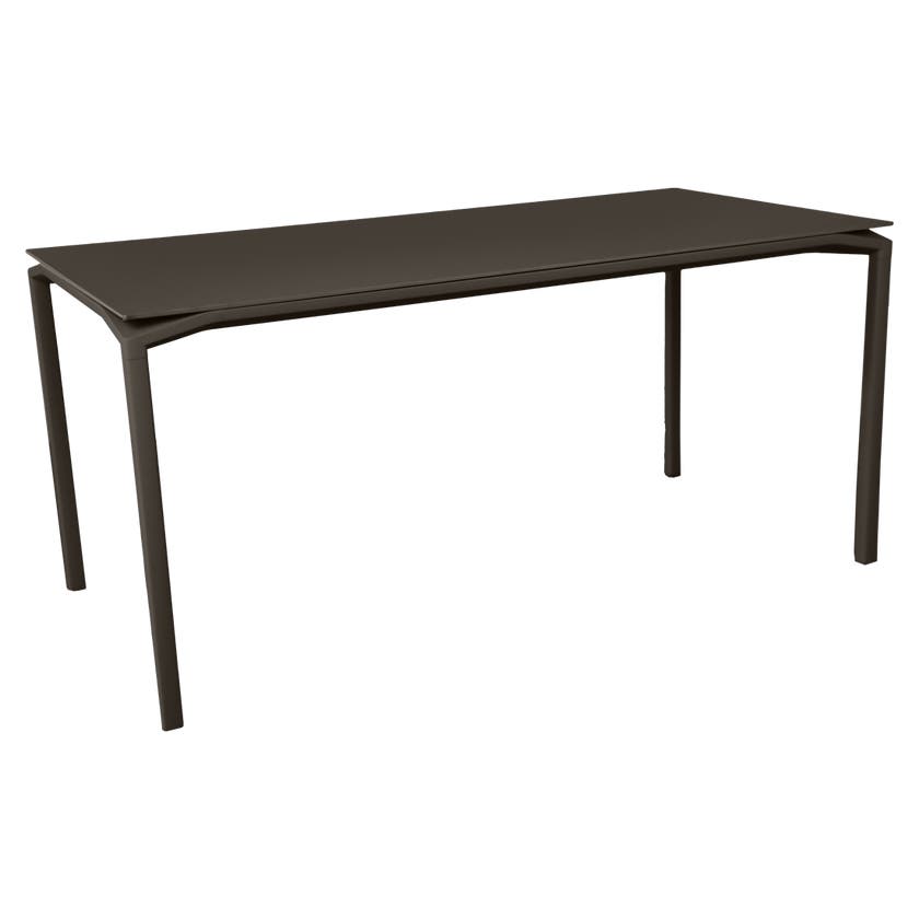 Table CALVI mat velouté Plateau plaque Fenix® 126x63, Tonka Table CALVI mat velouté Plateau plaque Fenix® 126x63, Tonka