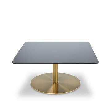 Table carrée FLASH de Tom Dixon, Laiton