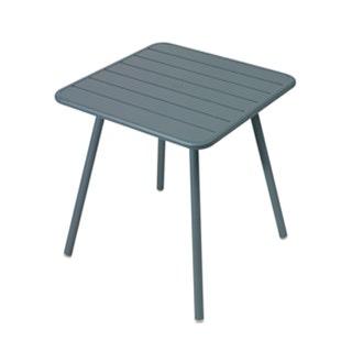 Table carrée 4 pieds LUXEMBOURG de Fermob, Gris orage