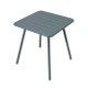 Table carrée 4 pieds LUXEMBOURG, Gris orage
