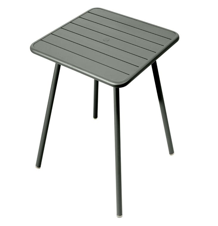 Table carrée 4 pieds LUXEMBOURG de Fermob, Romarin