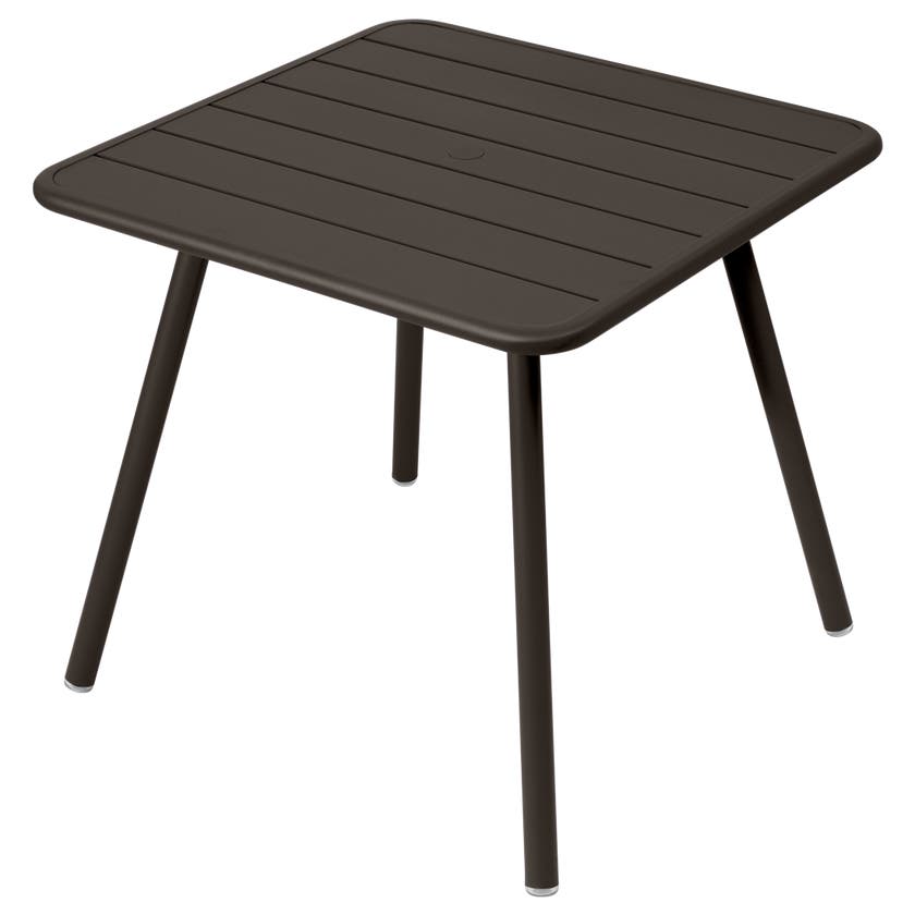 Table carrée 4 pieds LUXEMBOURG de Fermob, Tonka Table carrée 4 pieds LUXEMBOURG de Fermob, Tonka