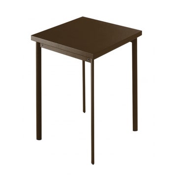 Table carrée 90x90 STAR de Emu, Marron d'Inde