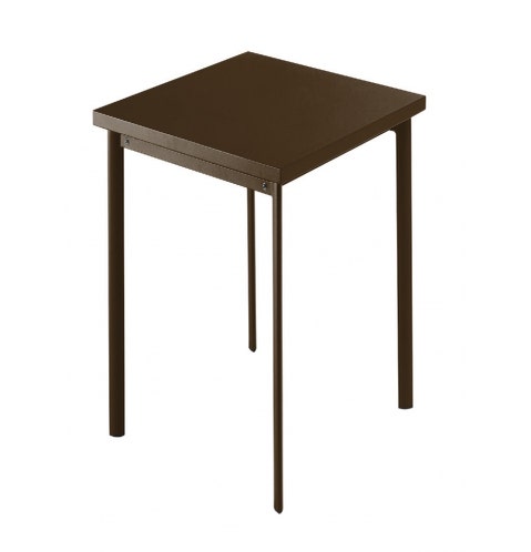 Table carrée 90x90 STAR de Emu, Marron d'Inde