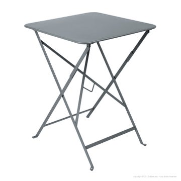 Table carrée BISTRO 57x57 gris orage de Fermob 