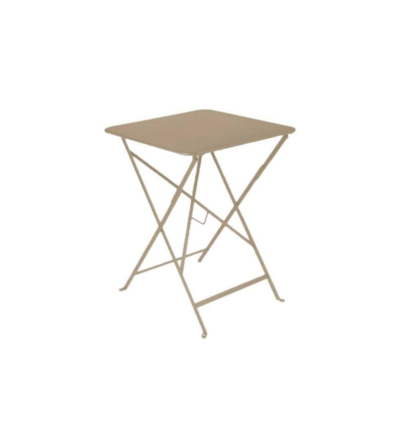 Table carrée BISTRO 57x57 muscade de Fermob Table carrée BISTRO 57x57 muscade de Fermob