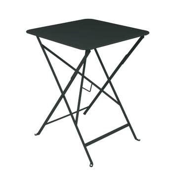 Table carrée BISTRO 57x57 noir réglisse de Fermob 