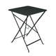 Table carrée BISTRO 57x57 noir réglisse 
