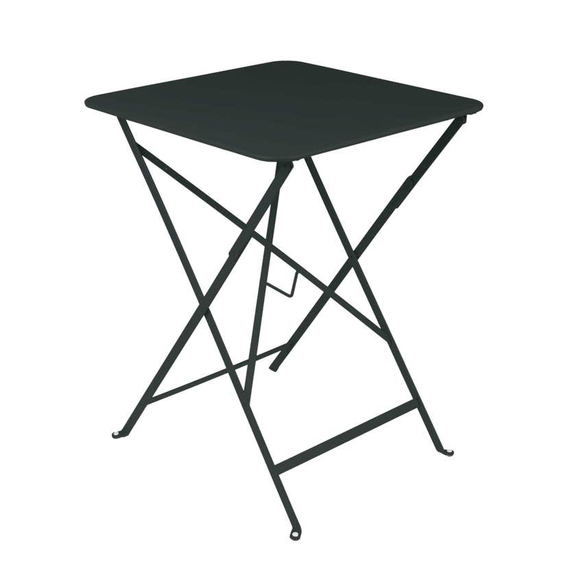 Table carrée BISTRO 57x57 noir réglisse de Fermob Table carrée BISTRO 57x57 noir réglisse de Fermob