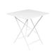 Table carrée BISTRO 71x71 blanc coton 