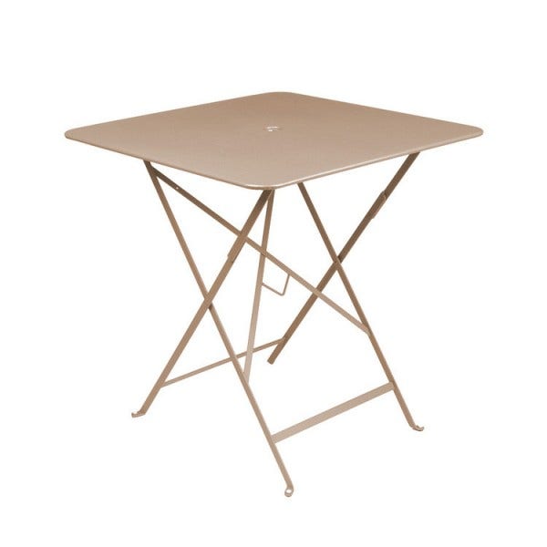 Table carrée BISTRO 71x71 muscade de Fermob Table carrée BISTRO 71x71 muscade de Fermob