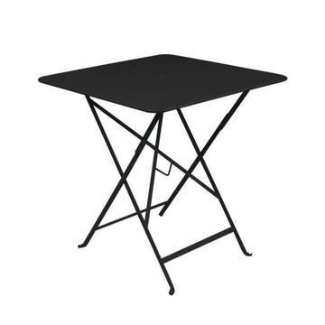 Table carrée BISTRO 71x71 noir réglisse de Fermob 