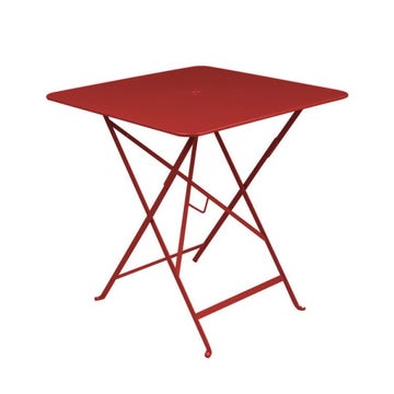 Table carrée BISTRO 71x71 piment de Fermob 