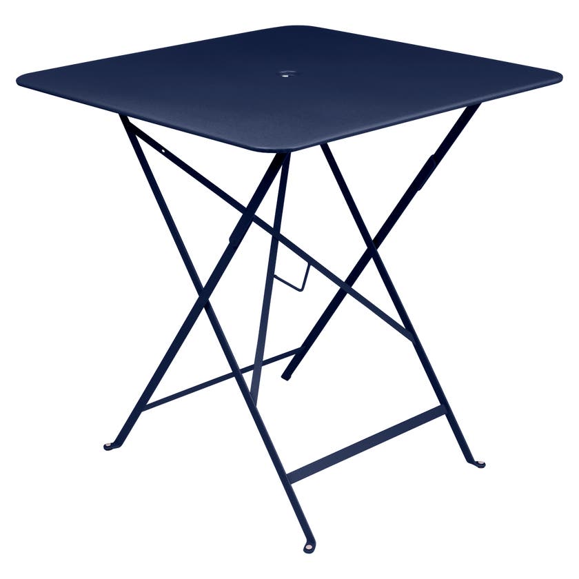 Table carrée BISTRO de Fermob, 71x71, Bleu abysse Table carrée BISTRO de Fermob, 71x71, Bleu abysse