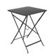 Table carrée BISTRO Carbone 57x57