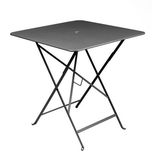 Table carrée BISTRO de Fermob Carbone 71x71 Table carrée BISTRO de Fermob Carbone 71x71