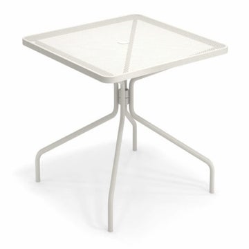 Table carrée CAMBI de Emu, 90 x 90 cm, Blanc mat