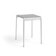 Table carrée PALISSADE, Galva brut
