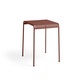 Table carrée PALISSADE, Iron red