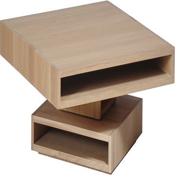 Table basse CUBOCARRÉ de Drugeot Manufacture, Chêne