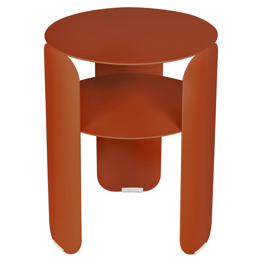 Table d'appoint BEBOP de Fermob, orange confite Table d'appoint BEBOP de Fermob, orange confite