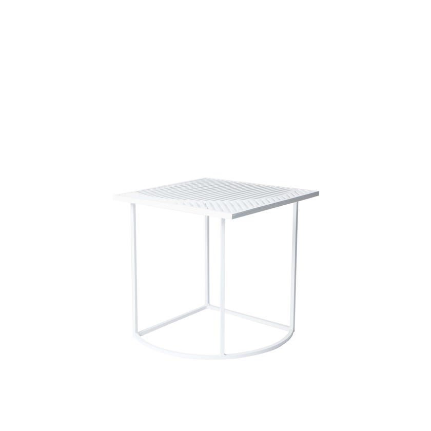 Table d'appoint carrée ISO B de Petite Friture, Blanc Table d'appoint carrée ISO B de Petite Friture, Blanc