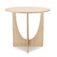 Table d'appoint GEOMETRIC en chêne, Naturel