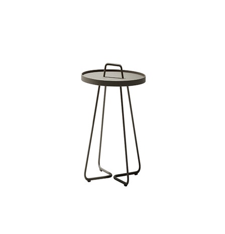 Table d'appoint ONE THE MOVE de Cane-line, Grande, taupe