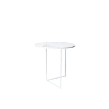Table d'appoint ronde ISO A de Petite Friture, Blanc