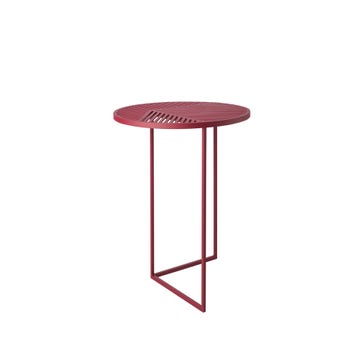 Table d'appoint ronde ISO A de Petite Friture, Bordeaux