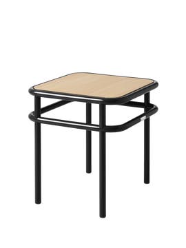 Table d'appoint UD, Carré, Chêne clair, Noir foncé Table d'appoint UD, Carré, Chêne clair, Noir foncé