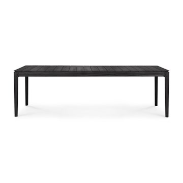 Table d'extérieur en teck BOK d'Ethnicraft Teck noir, 300 x 110 x H.76 cm Table d'extérieur en teck BOK d'Ethnicraft Teck noir, 300 x 110 x H.76 cm