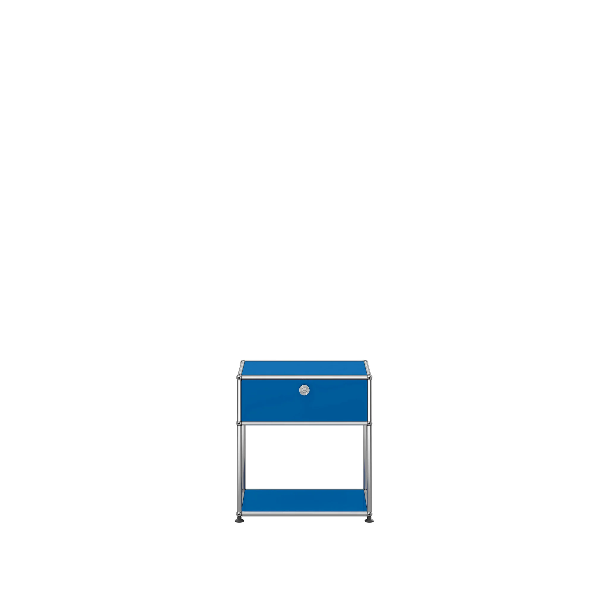 Table de chevet USM Haller M54, Bleu gentiane