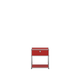 Table de chevet USM Haller M54, Rouge rubis