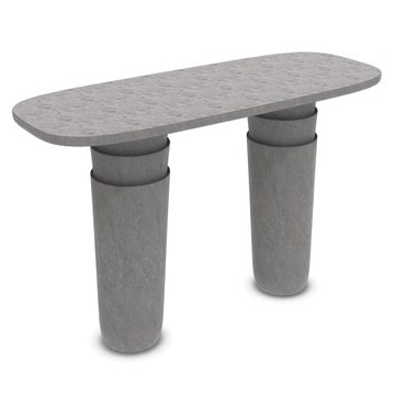 Table extérieur KASANE Ovale, Pietra, L. 300