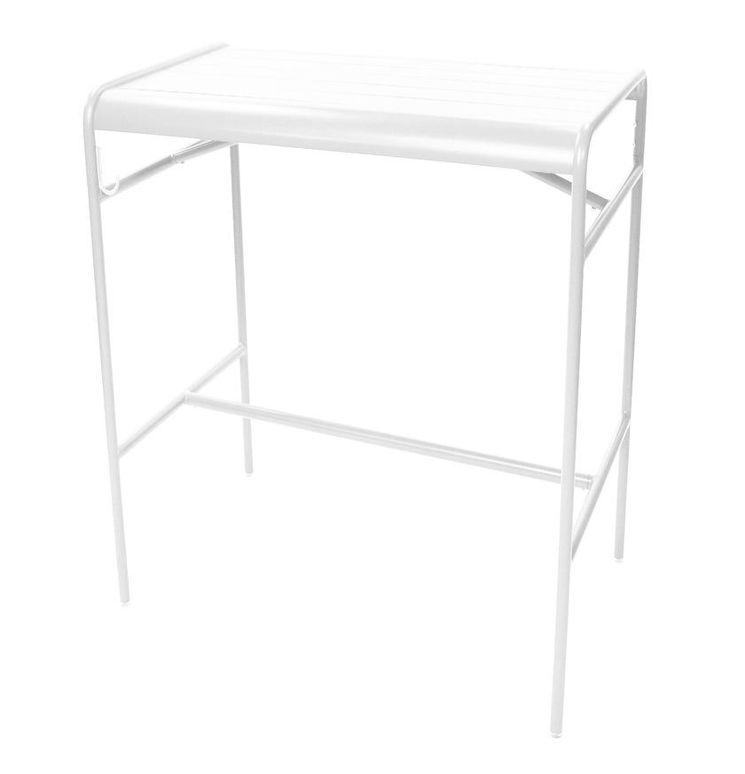 Table haute LUXEMBOURG de Fermob, Blanc coton
