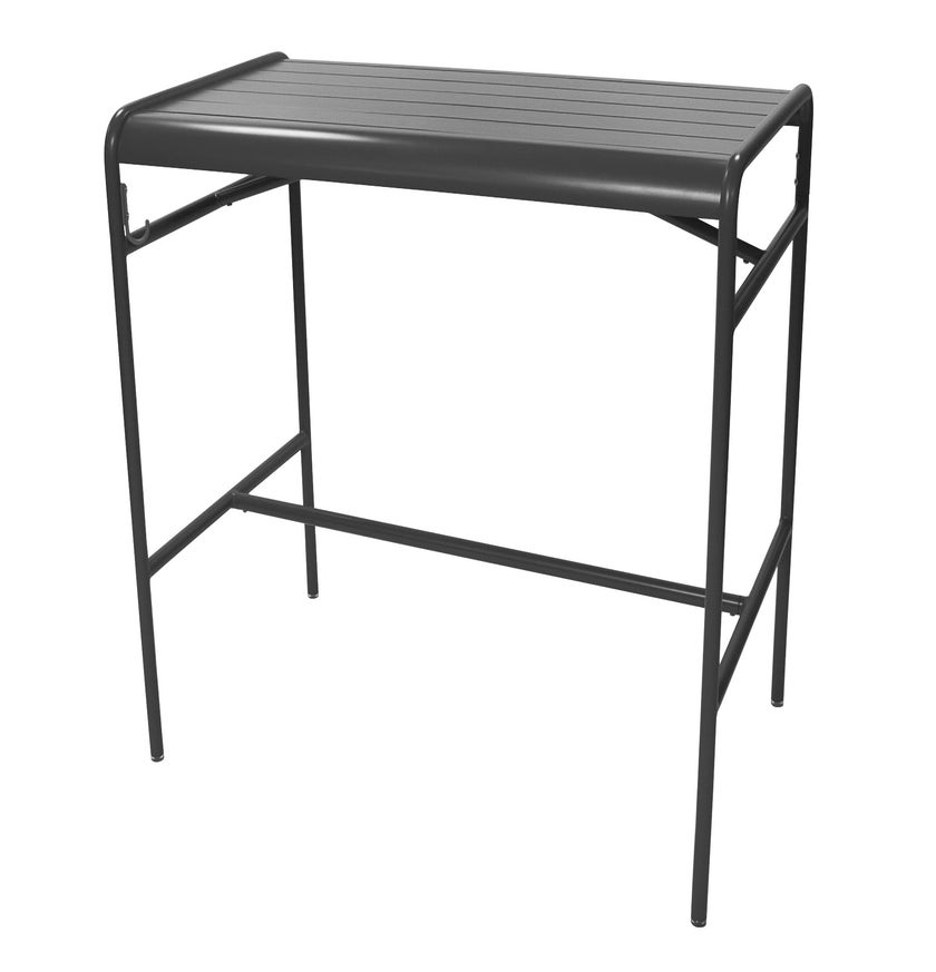 Table haute LUXEMBOURG de Fermob, Carbone 