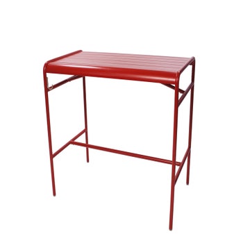 Table haute LUXEMBOURG de Fermob, Piment