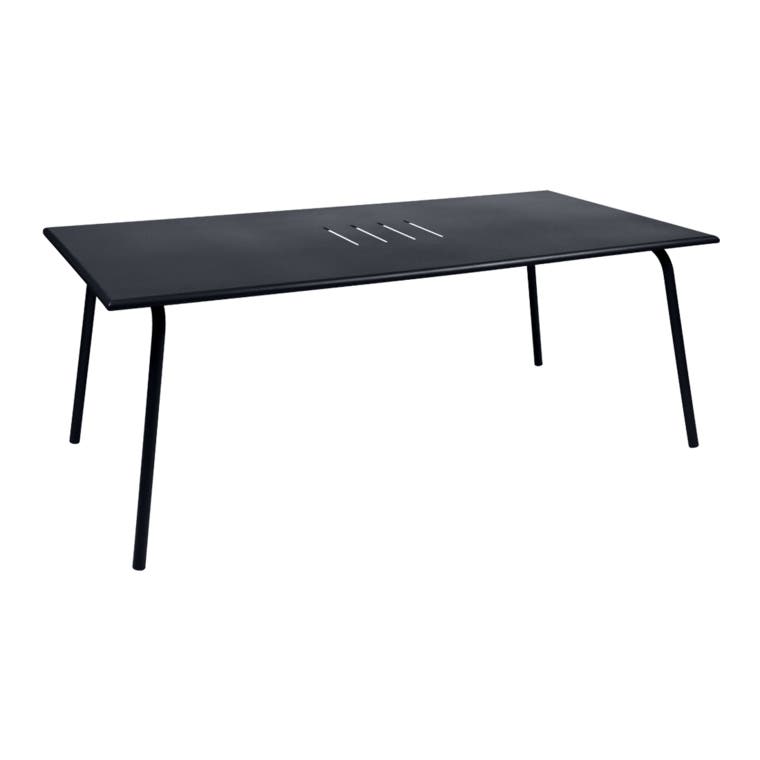 Table haute MONCEAU de Fermob, 194x94x74, Carbone Table haute MONCEAU de Fermob, 194x94x74, Carbone