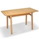 Table de repas LODGE de Vlaemynck, 200 x 105 cm, Teck