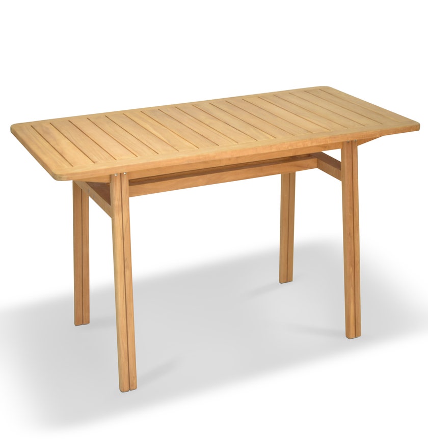 Table de repas LODGE de Vlaemynck, 200 x 105 cm, Teck