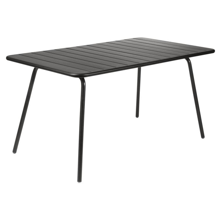 Table LUXEMBOURG de Fermob, 143 x 80 cm, Réglisse Table LUXEMBOURG de Fermob, 143 x 80 cm, Réglisse