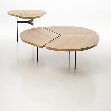 Table Miss Trèfle de Airborne, Ø118, Chêne 