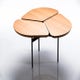 Table Miss Trèfle de Airborne, Ø69, Chêne