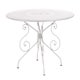 Table MONTMARTRE, D.117 Blanc coton